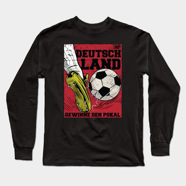 Deutschland Gewinne den Pokal // Germany Win the Cup Long Sleeve T-Shirt by SLAG_Creative